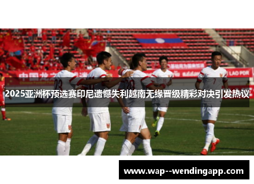2025亚洲杯预选赛印尼遗憾失利越南无缘晋级精彩对决引发热议 2025亚洲杯预选赛印尼遗憾失利越南无缘晋级精彩对决引发热议
